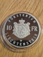 Fürstentum Liechtenstein - 10 Franken 1990 Silber
