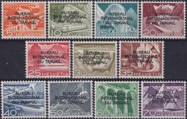 1950 BIT: 84-94 (Technik & Landschaften) postfrisch ** 200.-