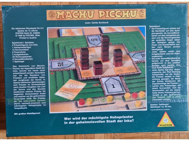 Giochi: Brettspiel "Machu Picchu" – Nuovo e nell'imballaggio originale da Zürich venduto da Desmond01 1