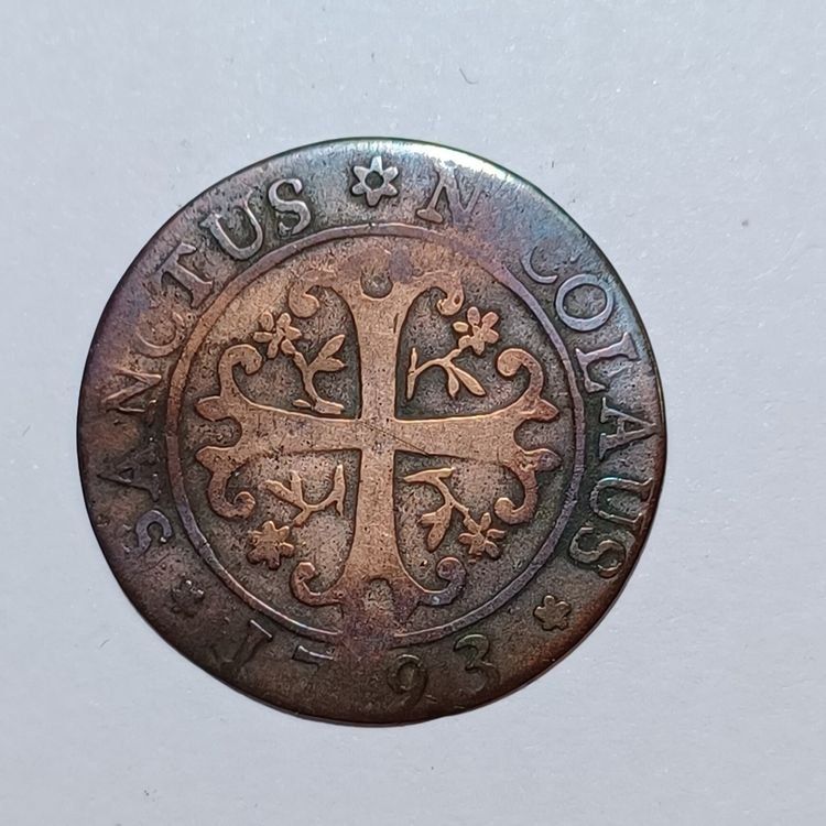 Alle Münzen: 1/2 Batzen 1793 Freiburg – Gebraucht aus Pfäffikon ZH von Schweizer_Muenzen 1