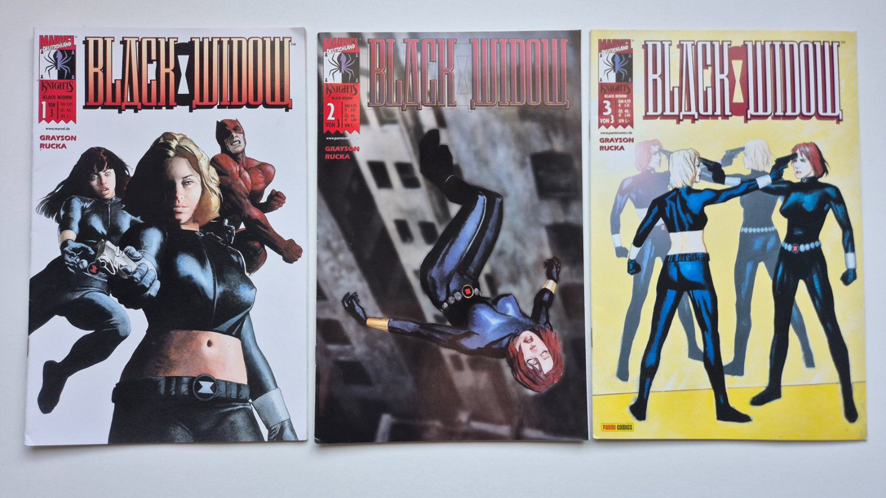 Comics: MARVEL Paket ⭐  Black Widow   01 - 03 – Gebraucht aus Niederweningen von Obson