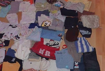 Lot habits fille T 74 80