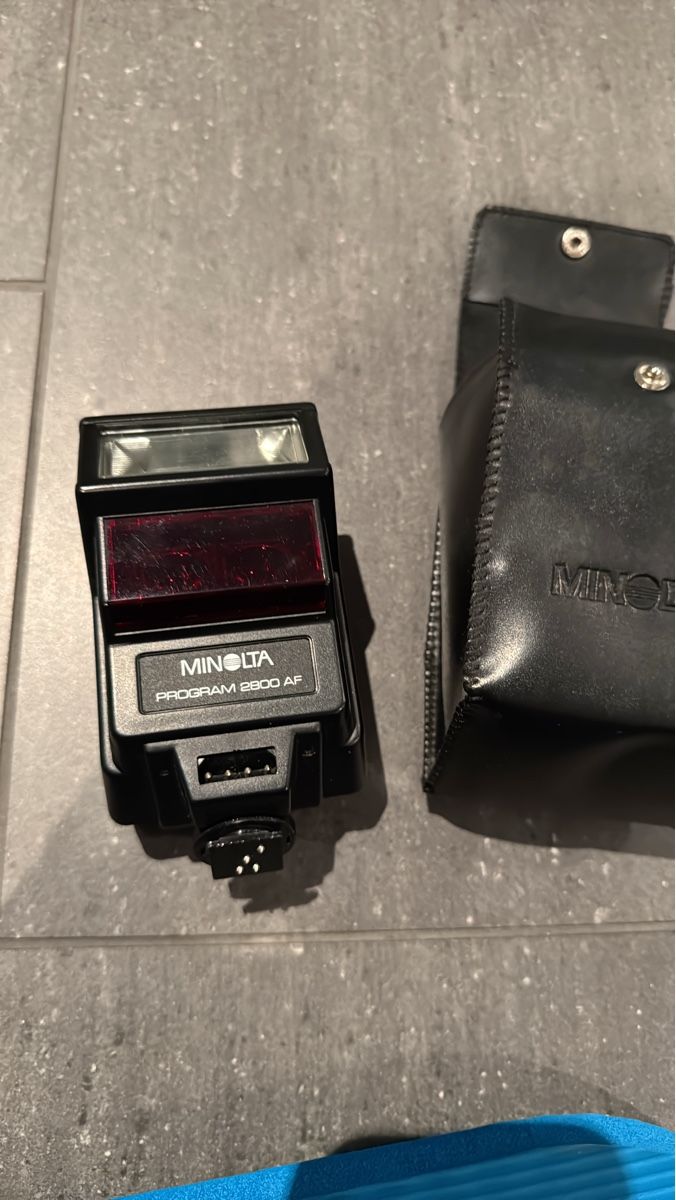 Minolta Flash: Minolta Program 2800 AF Blitzgerät - Top Zustand! – Usato da Vilters venduto da tha-tha