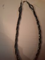 collier perles noires naturelles hematites