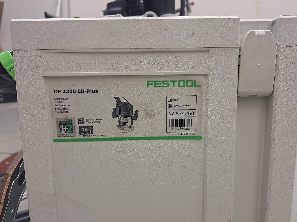 Festool Tutti gli attrezzi: Défonceuse Festool OF 2200 EB-Plus – Usato da Genève venduto da tal_z8vm 3