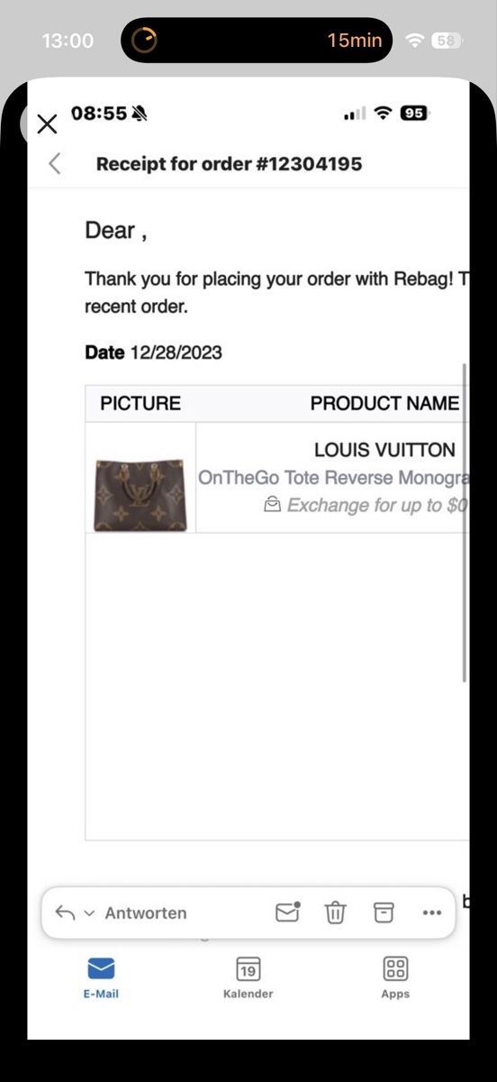 Louis Vuitton Sacs femmes: Louis Vuitton OnTheGo MM Reverse Monogram Giant – D'occasion à Winterthur par Secuador 9