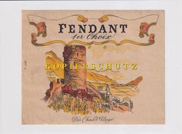 Etikette für Wein - Fendant 1er Choix /bd