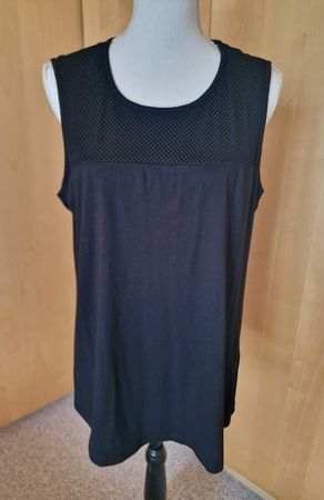❣️SCHWARZES TOP TROPICAL, GR. L VON C&A, WIE NEU