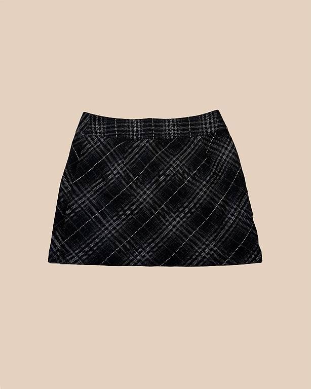 Gonne: Checked wrap skirt with buttons – Usato da Langnau i. E. venduto da 2ndhand.flohmi 2