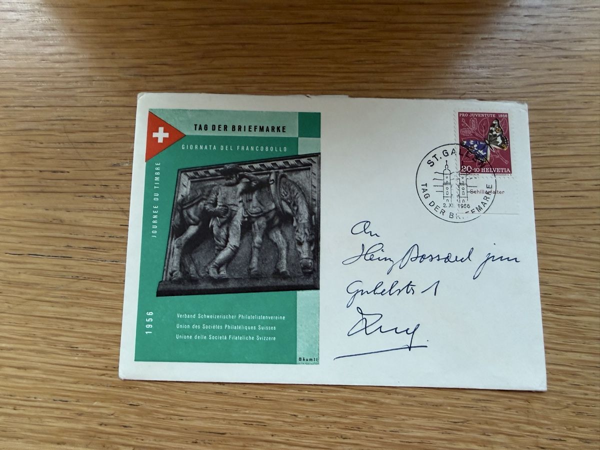 Tutti i francobolli: 2 mal Tag der Briefmarke Schweiz – Usato da Murgenthal venduto da Tina_4055 2