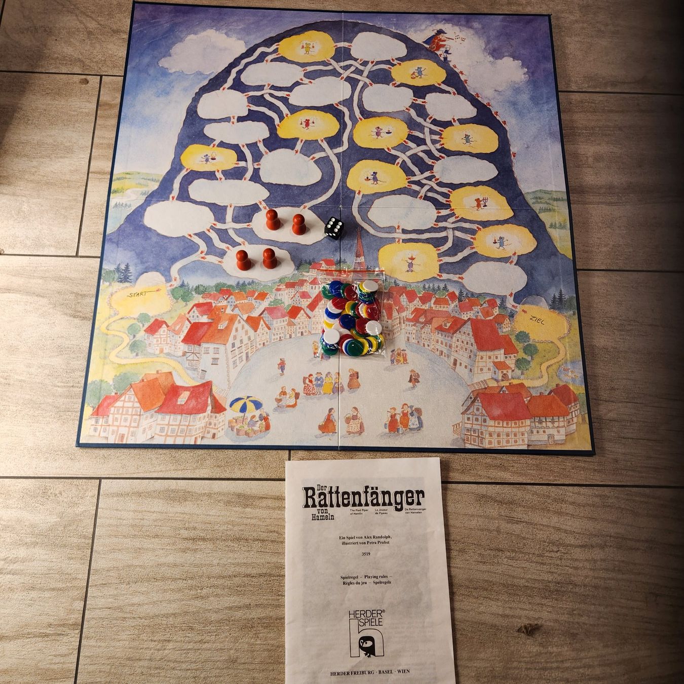 Ravensburger Giochi: Brettspiel "Der Rattenfänger von Hameln" – Usato da Altendorf venduto da Zeitkapsel 1