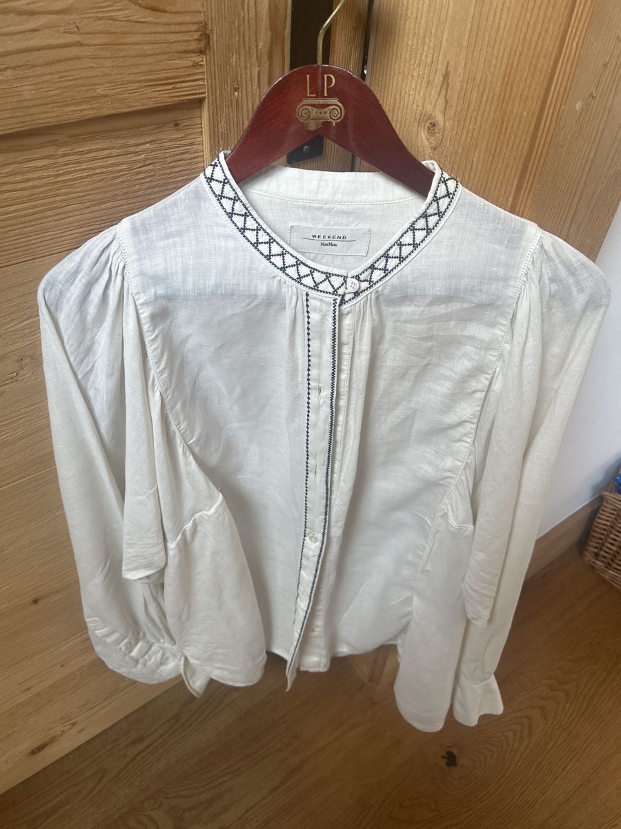 Max Mara Camicette: Chemisier en lin WEEKEND de MAX MARA – Usato da Saanen venduto da Plonplon