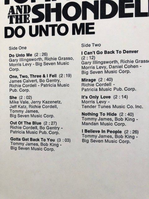 Dischi in vinile: Tommy James And The Shondells – Usato da Aarwangen venduto da Jukebox3 3