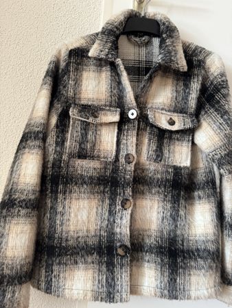Trendige Hemdjacke im Holzfäller-Stil, Grösse S