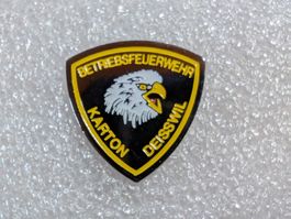 Ansteckpin 249: Betriebsfeuerwehr Karton Deisswil