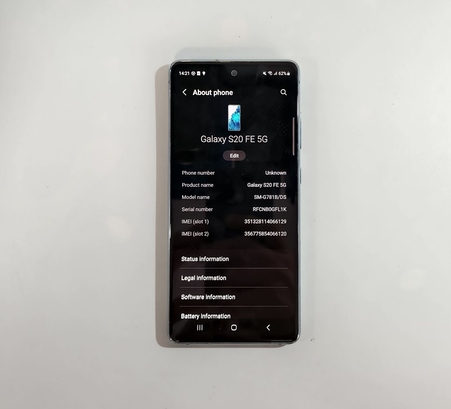 Samsung Telefoni cellulari / Smartphones: Samsung Galaxy S20 Fe 128GB – Usato da Ehrendingen venduto da Rocky985 1