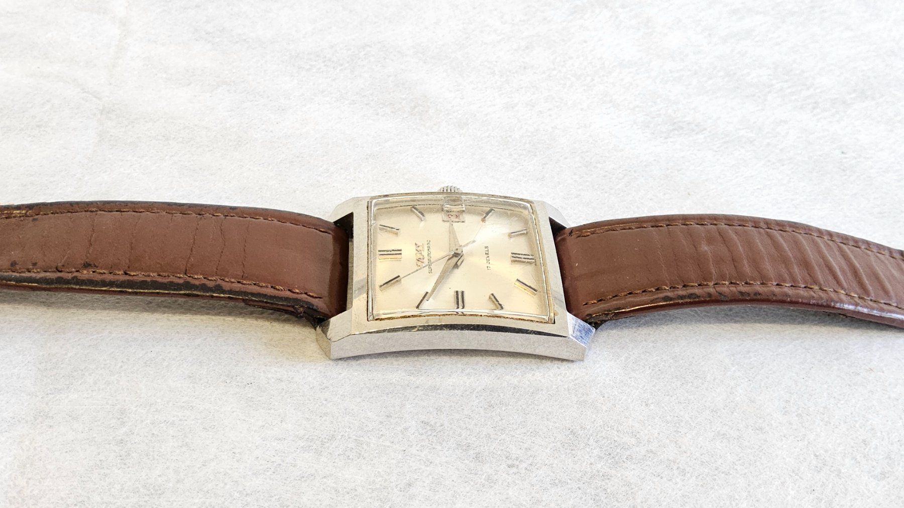 Orologi: Montre automatic vintage Camy Superautomatic avec dâte – Usato da Malleray venduto da Frederic24 5