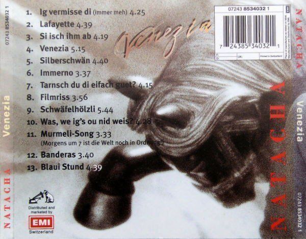 CD: NATACHA (CD) Venezia – Usato da Zürich venduto da Tarafo5 1
