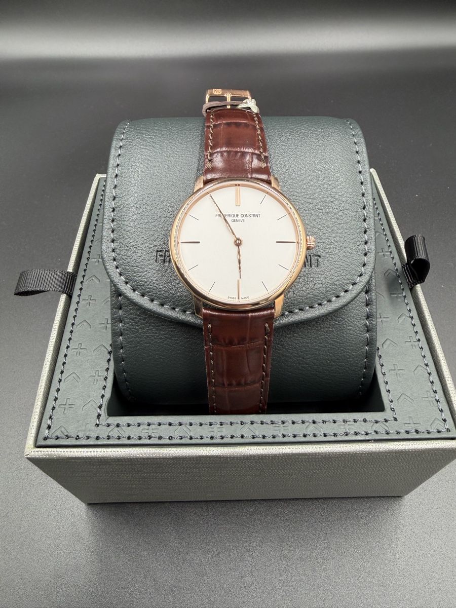 Frederique Constant Orologi: Frederique Constant - Classics Slimline - New Full Set – Nuovo e nell'imballaggio originale da Versoix venduto da WatchesGeneva