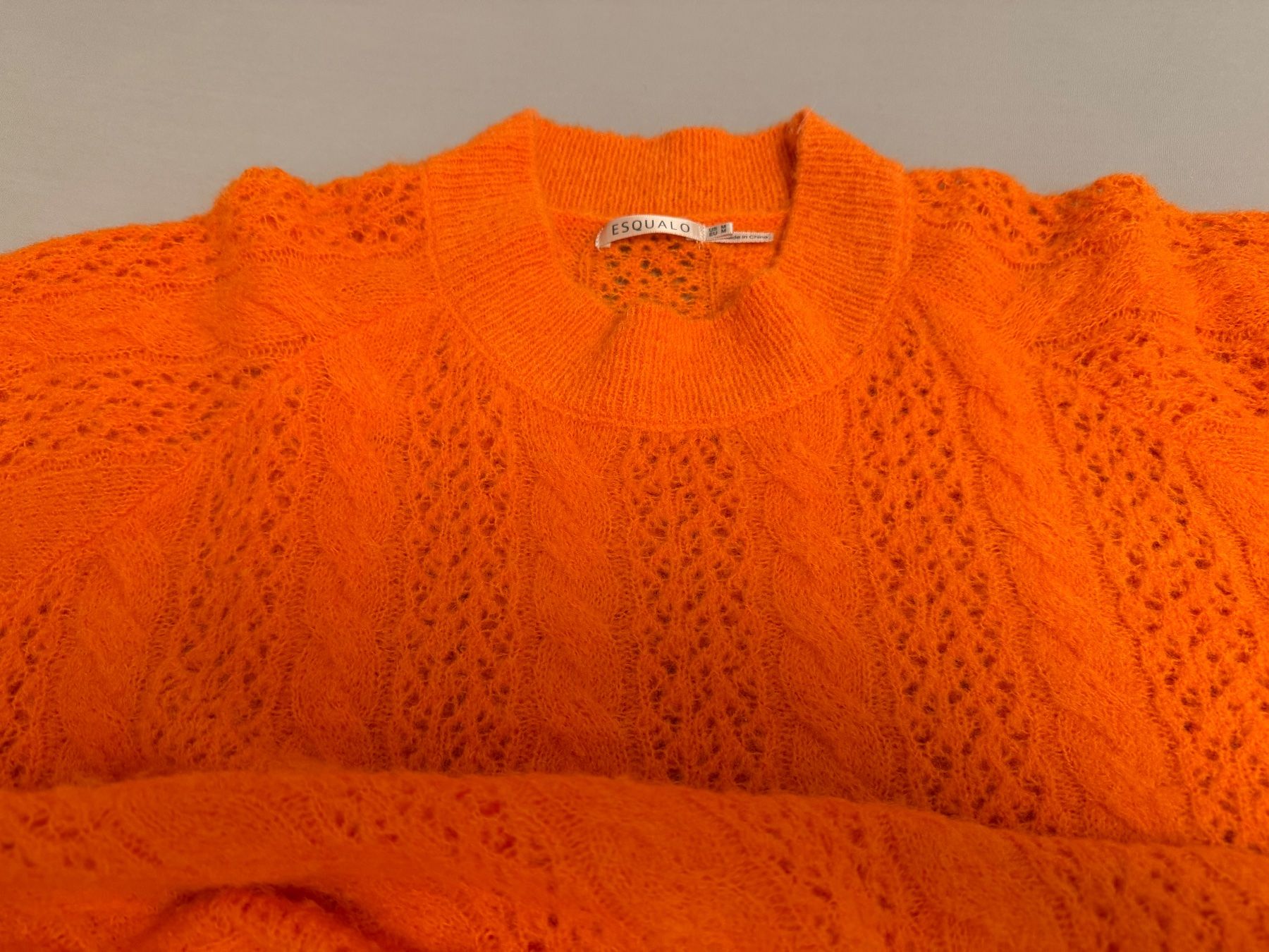 Pullover & Sweatshirts: Esqualo Strickpullover Modell Sweater Cable Ajour Orange – Neu (gemäss Beschreibung) aus rheineck von norwegianwood52 4