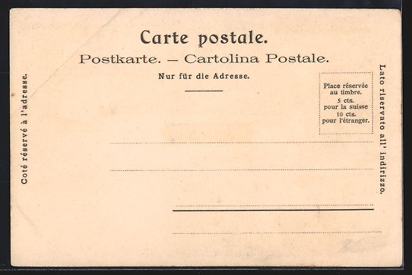 Cartoline postali: Litho Altdorf, Kakao Suchard, Ortsansich – Usato da Berlin venduto da bartko-reher 1
