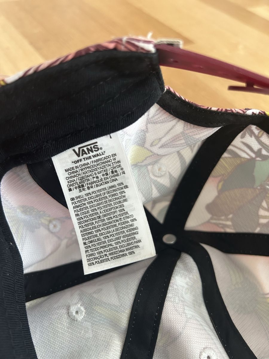 Vans Hüte, Mützen & Caps: Vans Cal mit Blumenmuster One Size Anpassbar – Gebraucht aus Uster von xBeccax 3