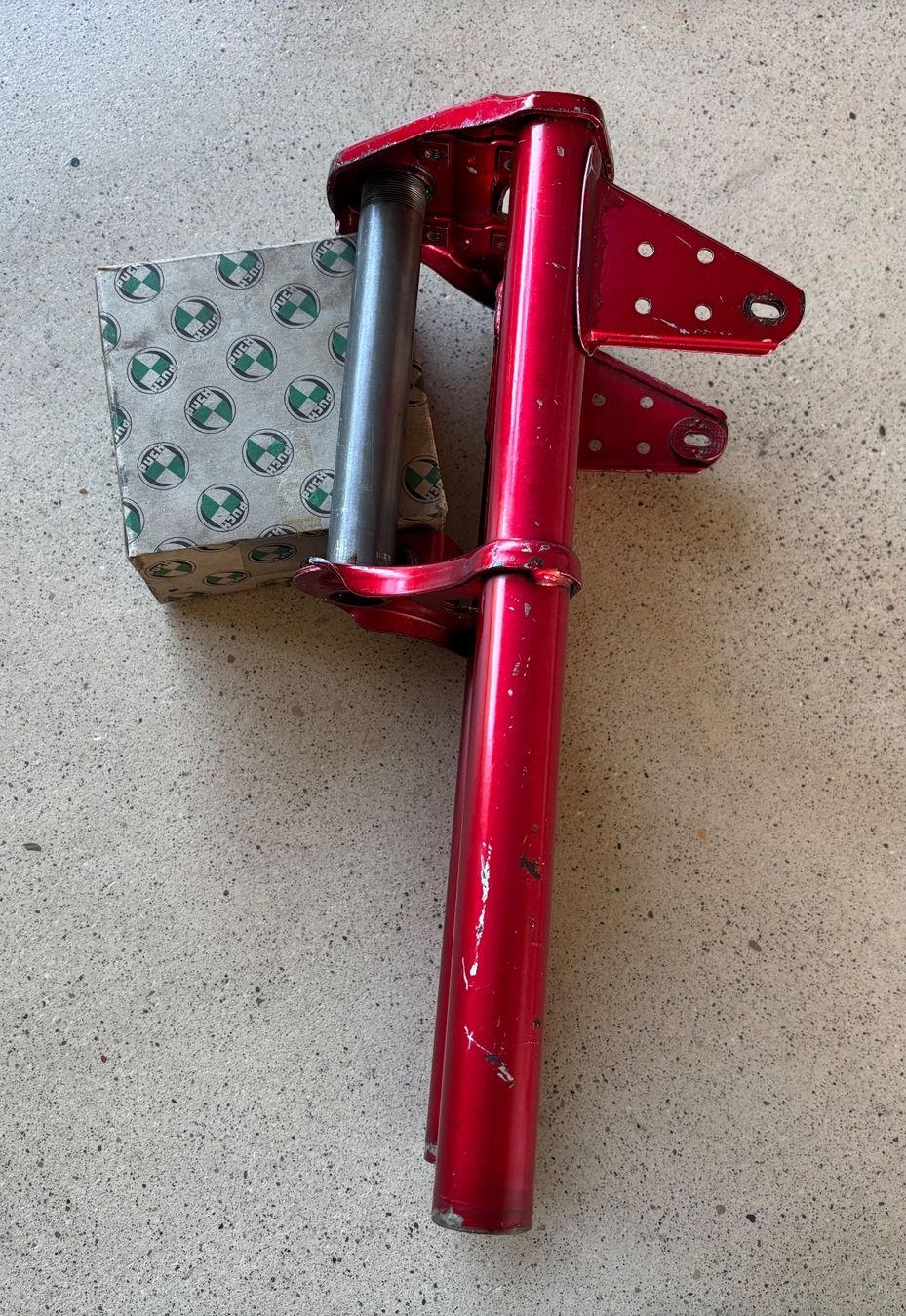 Puch Mofas: Originale Puch Maxi Gabelbrücke mit Gabelplatte – Gebraucht aus Gerlafingen von alpenbrevet 2