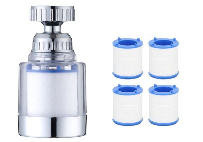 Sanitär: Wasser Wasserhahnfilter Leitungswasser mit 4xErsatz Filter – Neu (gemäss Beschreibung) aus Kirchdorf AG von Aarereussshop 2