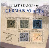 Block "Schwarze Einser, 3 Grote-Marke Bremen". St. Vincent
