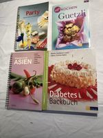 Kochbücher-Set: Betty Bossi, Guetzli, Asien, Diabetes!