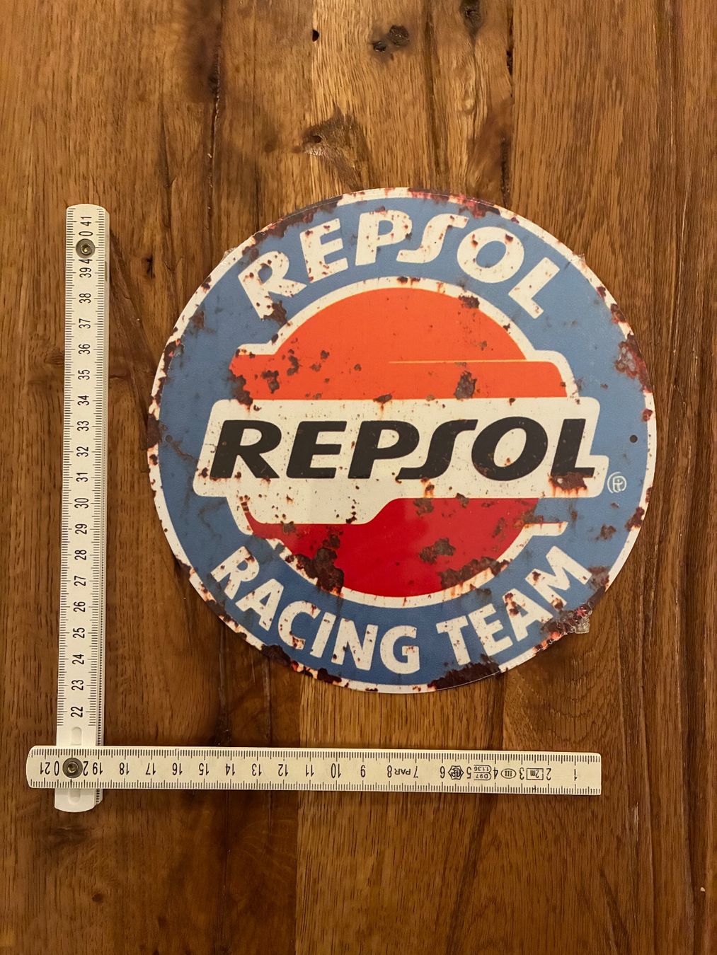 Strada: Repsol - Schönes Retro Schild – Nuovo e nell'imballaggio originale da Bremgarten AG venduto da Eurotiz 2