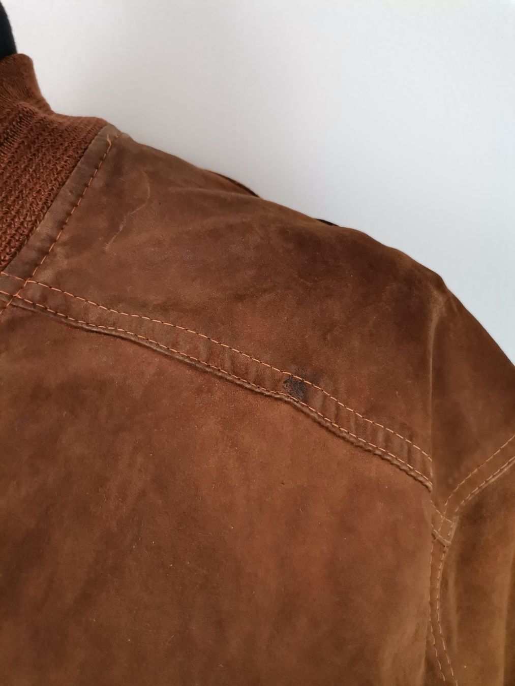Giacche: SANDRO POZZI Wildleder-Blouson Gr. 48 braun – Usato da Schaffhausen venduto da Restwert_SH 6
