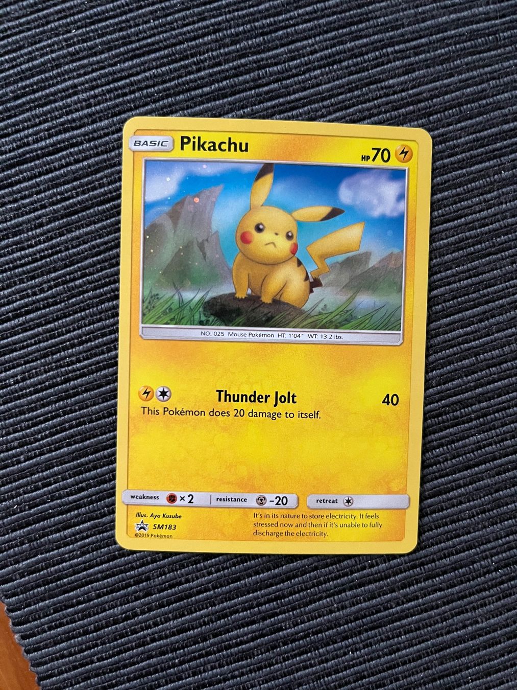 Pokémon Carte collezionabili: Pokemon Pikachu Promo SM183 – Nuovo (secondo la descrizione) da Wabern venduto da Collectfun