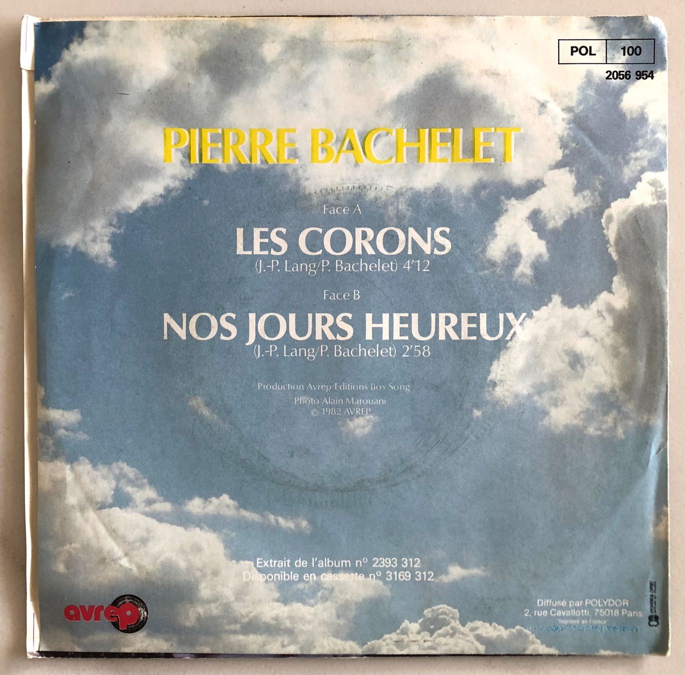 Dischi in vinile: PIERRE BACHELET - LES CORONS – Usato da Poliez-Pittet venduto da Newtown-Records 1