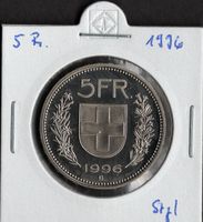 5 Franken 1996 stgl.