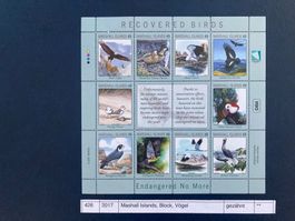 Marshall Island, Vögel, Block