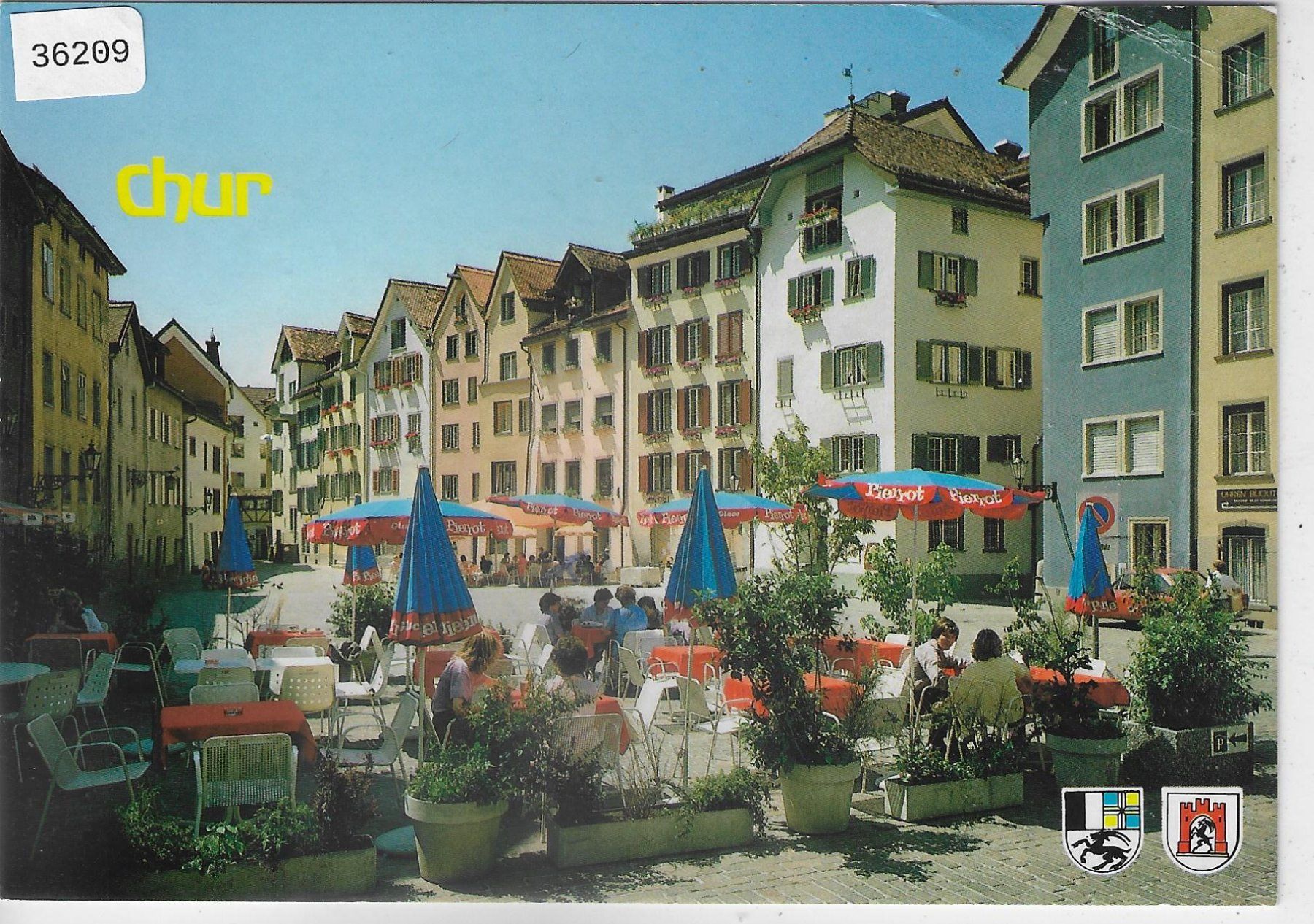 Cartoline postali: Chur - Altstadt – Usato da Ettingen venduto da Kartenplanet