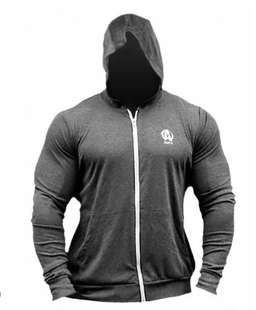 ☀️ SALE % • UNIVERSAL NUTRITION Animal Hoodie • Grau • NEU L