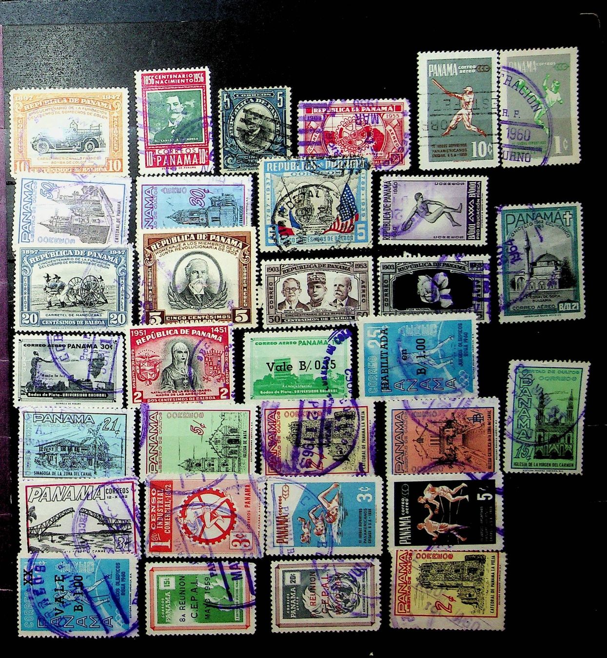 Tutti i francobolli: PANAMA BEAUX TIMBRES OBLITÉRÉS /T186 – Usato da Estavayer-le-Lac venduto da nane85