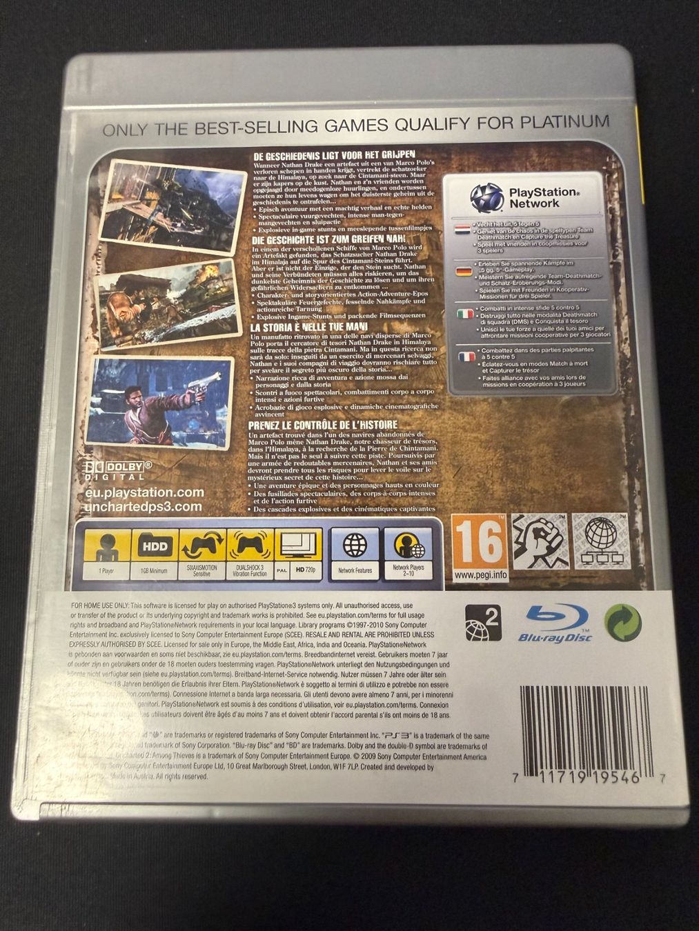 Sony Giochi: Uncharted 2 Among Thieves - PS3 – Usato da Pont-de-la-Morge venduto da Darfal 2