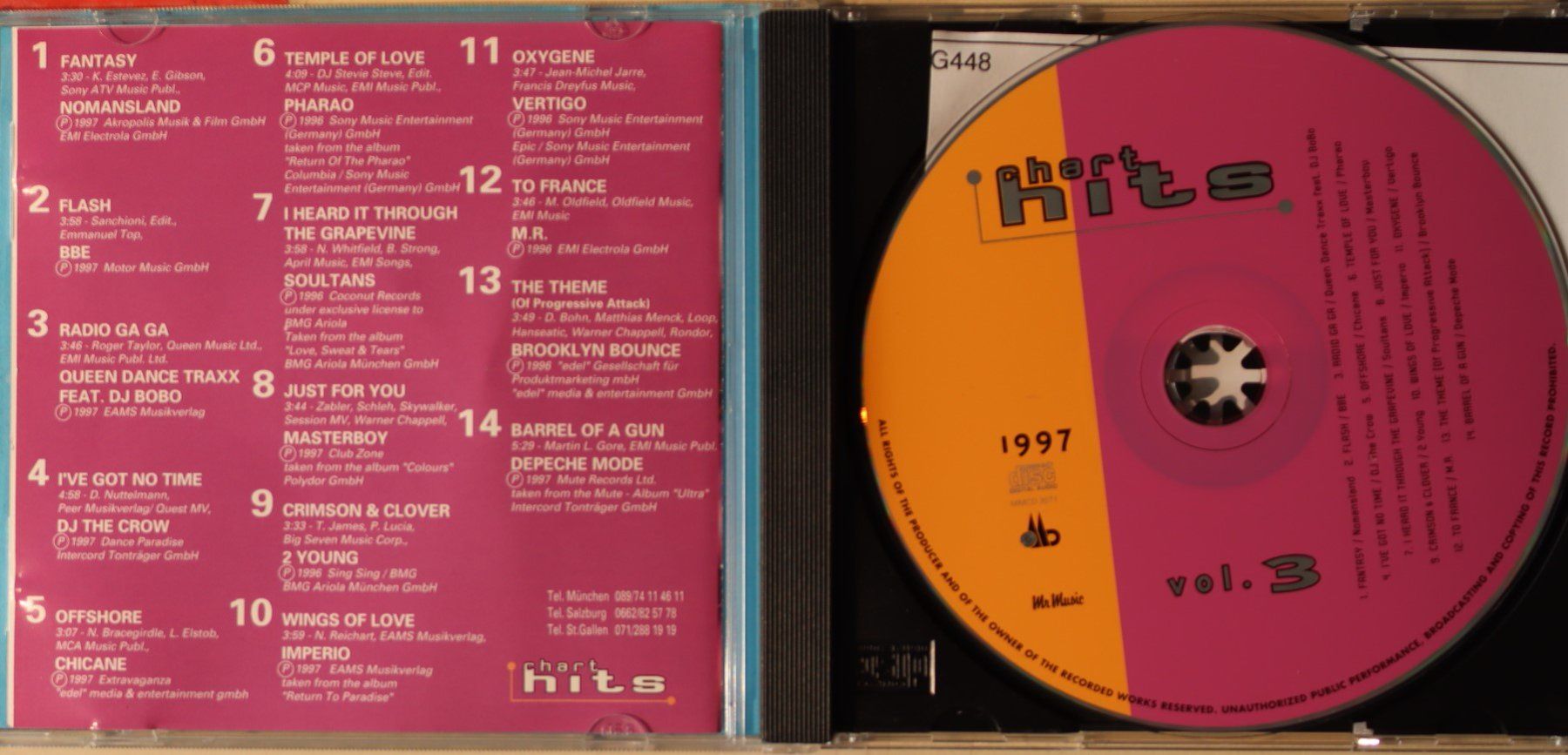 CDs: Chart Hits Vol.3 – D'occasion à Luzern par CONTENTI 1