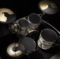 Schlagzeug Dämpfer Übungspad Drums  Snare Rubber 10er