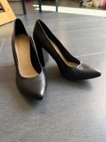 Manor Woman Echt Leder Pumps Schwarz, Gr. 39 - Top Zustand!