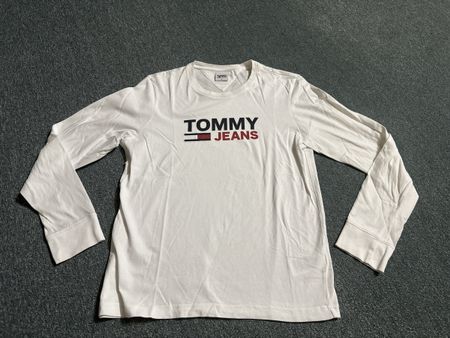 Tommy Jeans Langarmshirt Weiss Gr M neuwertig