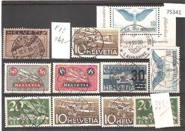 9 Luftpost mit Vollstempel