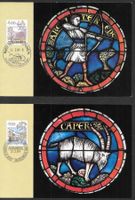 2 Maximumkarten Teil-Serie 692-693 ET 21.2.1984