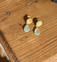 Ohrringe mit Aquamarin