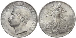 Italien, 2 Lire 1911 (05)