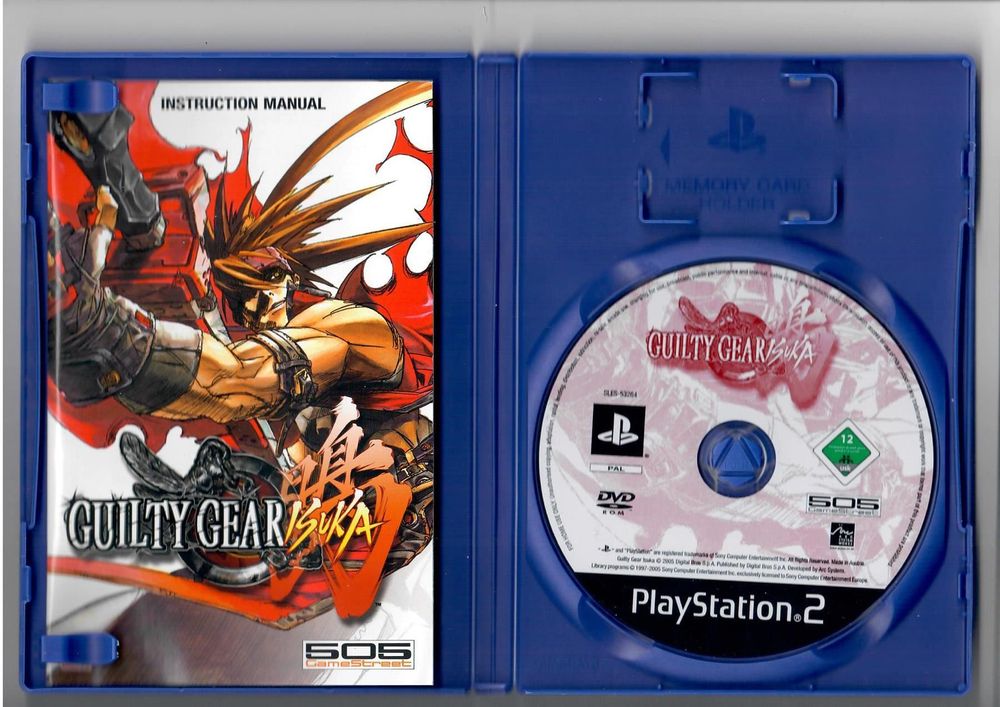 Jeu Guilty Gear Isuka - PlayStation 2 Version PAL FR - Etat Correct, Jouable - Jeu De Combat Rétro