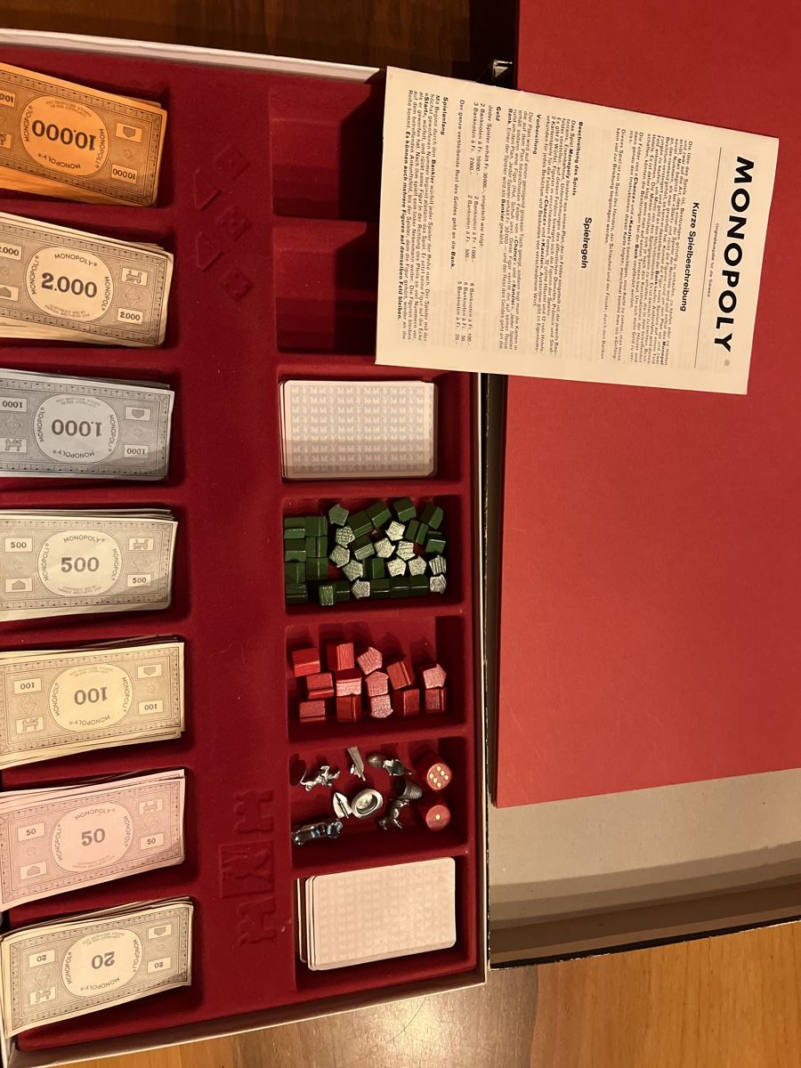 Parker Spiele: Monopoly Grand Luxe mit Zinnfiguren – Gebraucht aus Rotkreuz von perlengott 2